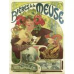 affiche biere de la meuse vintage