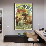 affiche biere de la meuse vintage