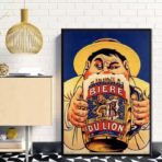 affiche bière vintage