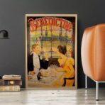 affiche bistrot vintage