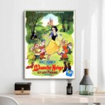 affiche blanche neige et les sept nains