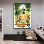 affiche blanche neige et les sept nains