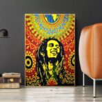 affiche bob marley vintage