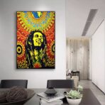 affiche bob marley vintage