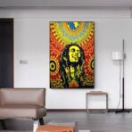 affiche bob marley vintage