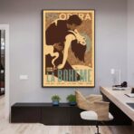 affiche boheme vintage