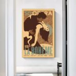 affiche boheme vintage