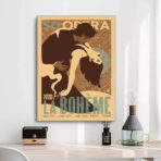 affiche boheme vintage