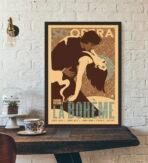 affiche boheme vintage