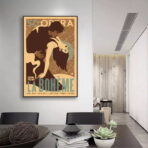 affiche boheme vintage