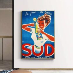 affiche boisson vintage