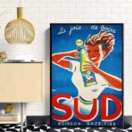 affiche boisson vintage