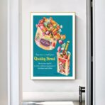 affiche bonbon vintage