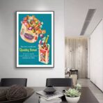 affiche bonbon vintage