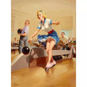 affiche bowling vintage