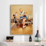 affiche bowling vintage