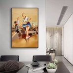affiche bowling vintage
