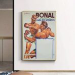 affiche boxe vintage
