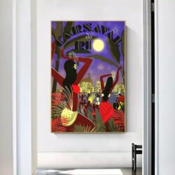 affiche brazil vintage samba