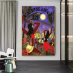 affiche brazil vintage samba