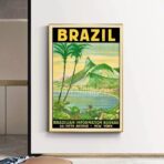 affiche bresil vintage