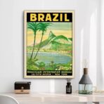 affiche bresil vintage