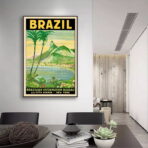 affiche bresil vintage
