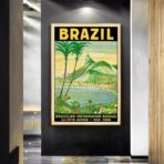 affiche bresil vintage