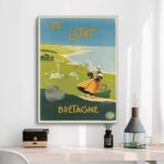 affiche bretagne vintage
