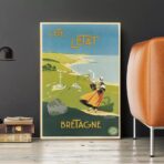 affiche bretagne vintage