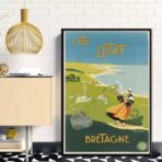 affiche bretagne vintage