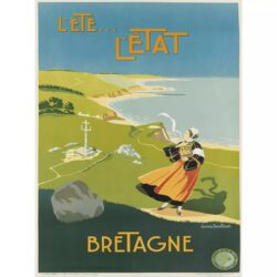 affiche bretagne vintage