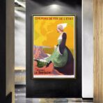 affiche bretonne vintage