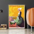 affiche bretonne vintage