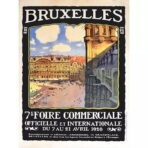 affiche bruxelles vintage