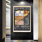 affiche bruxelles vintage