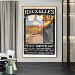 affiche bruxelles vintage