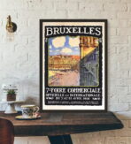 affiche bruxelles vintage
