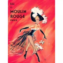 affiche cabaret moulin rouge