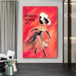 affiche cabaret moulin rouge