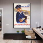 affiche caisse depargne vintage