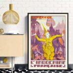 affiche cambodge vintage