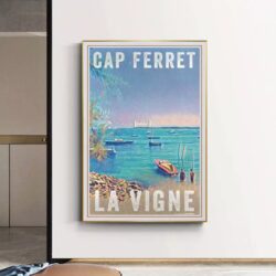 affiche cap ferret vintage
