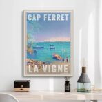 affiche cap ferret vintage