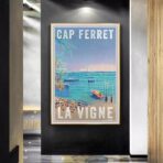 affiche cap ferret vintage