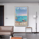 affiche cap ferret vintage