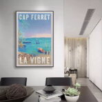 affiche cap ferret vintage