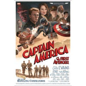 affiche captain america vintage