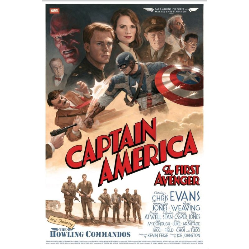 affiche-captain-america-vintage affiche captain america vintage
