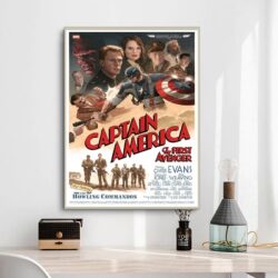 affiche captain america vintage